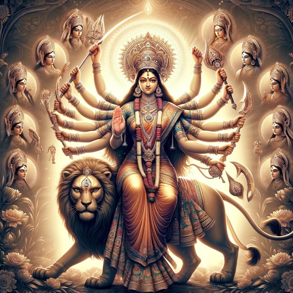 maa durga raushang4